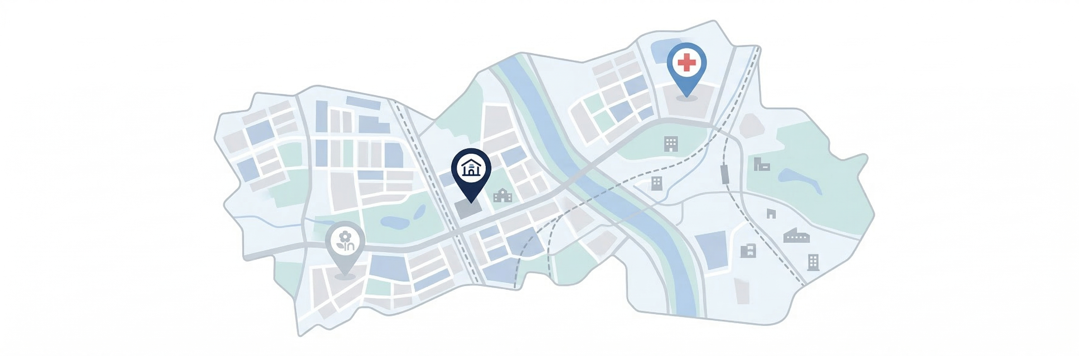 아산시 장례 시설 지도